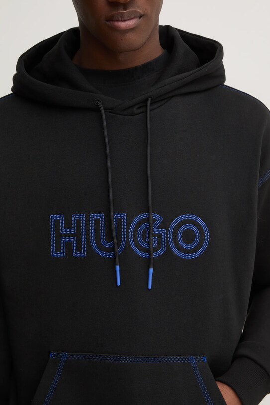 Hugo Blue hanorac de bumbac 50521697 negru