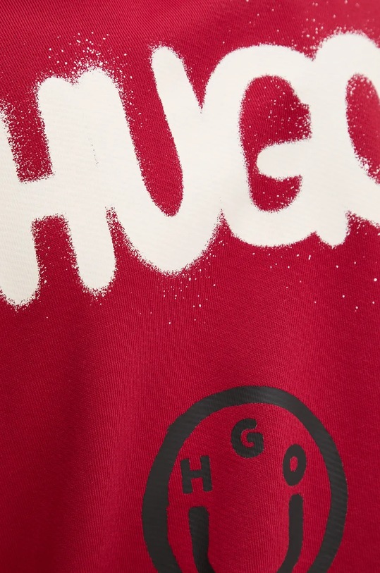 Hugo Blue hanorac de bumbac 50532290 burgundia