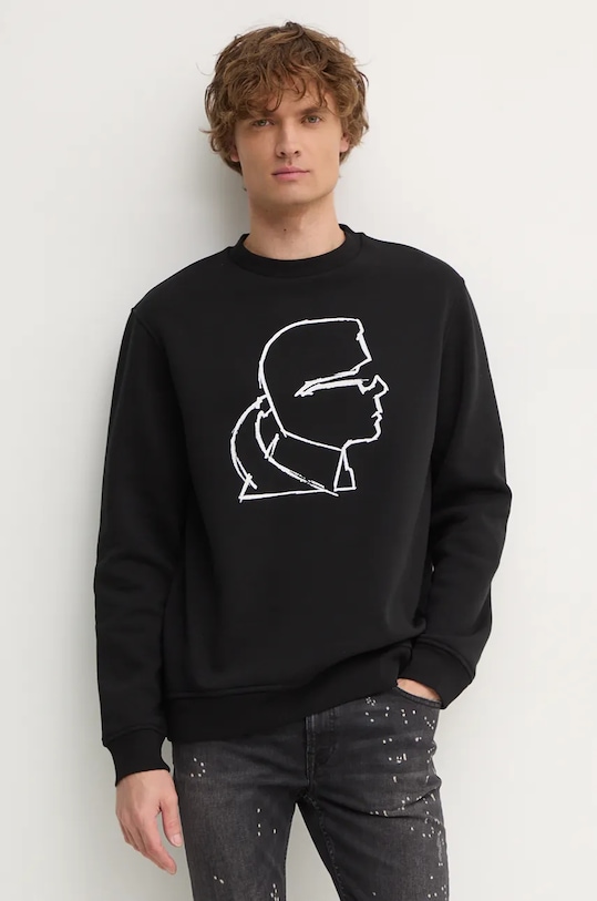 Karl Lagerfeld bluza 544908.705445 negru AW24