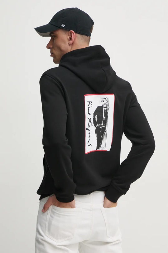 Karl Lagerfeld bluza z kapturem czarny 544910.705048