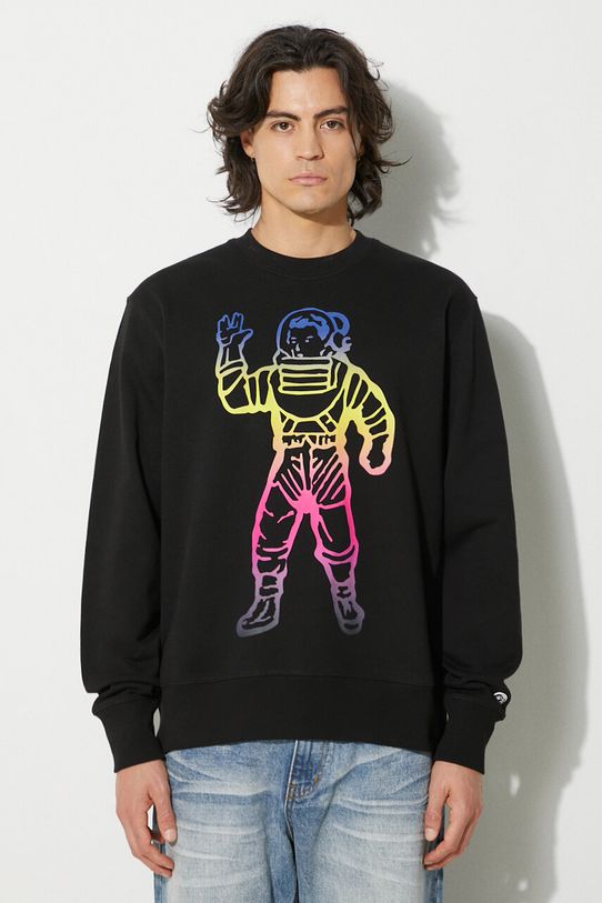 Бавовняна кофта Billionaire Boys Club Standing Astro Crewneck бавовна чорний B24228
