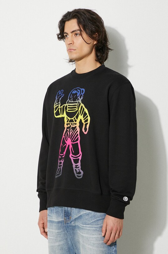 Хлопковая кофта Billionaire Boys Club Standing Astro Crewneck чёрный B24228