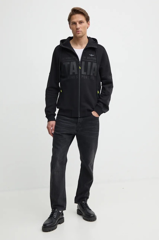 Кофта Aeronautica Militare AF496F565 чёрный AW24