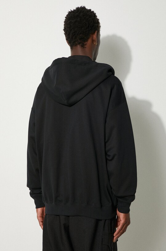 Одежда Кофта Y-3 Logo Zip Hoodie JE9278 чёрный