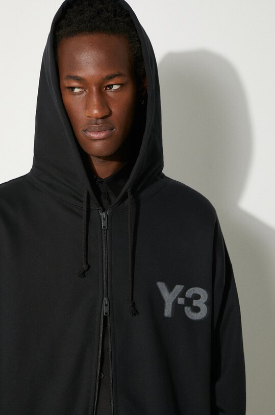 Кофта Y-3 Logo Zip Hoodie JE9278 чёрный