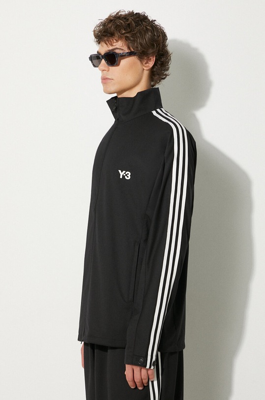Y-3 hanorac din amestec de lana Refined Wool Track Top negru IW7462