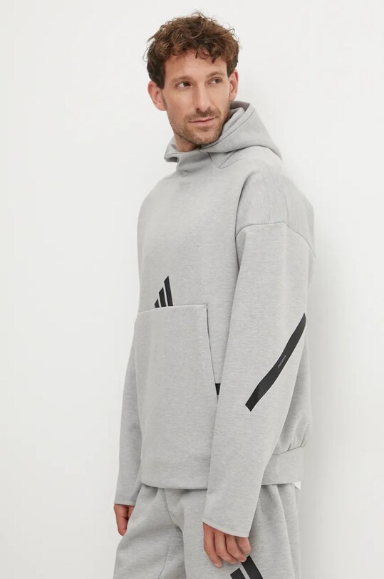 Кофта adidas ZNE серый JE3070