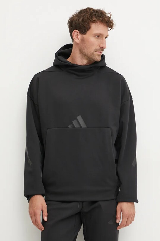 Кофта adidas Z.N.E. з капюшоном чорний JE7537