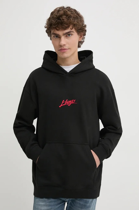 Odzież HUGO bluza bawełniana 50521070 czarny