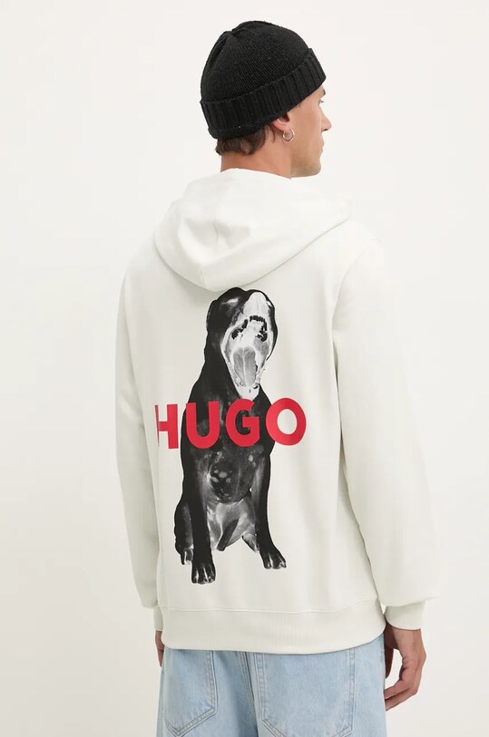Îmbrăcăminte HUGO hanorac de bumbac 50525054 bej
