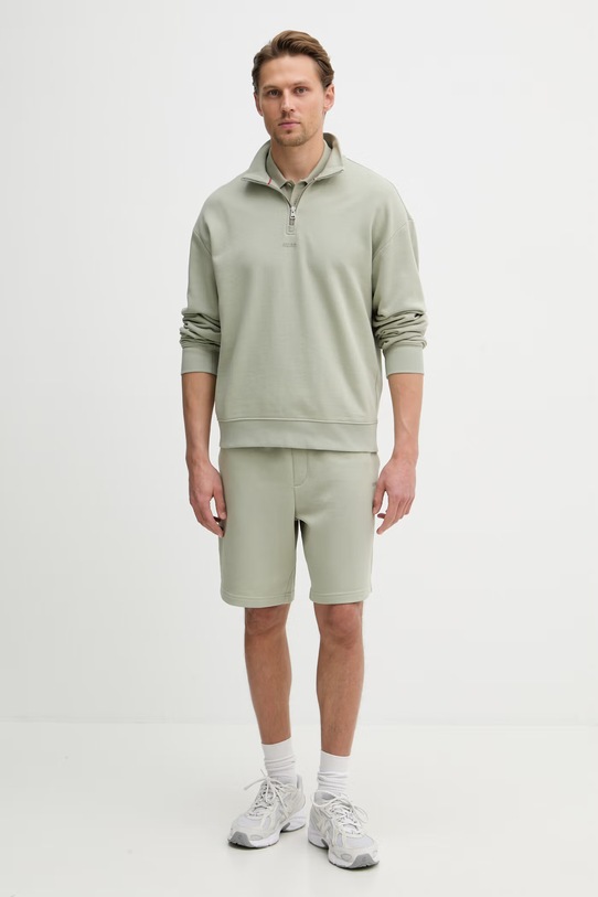 HUGO dukserica za muškarce od pamuka Durty244 50525881 zelena SS26