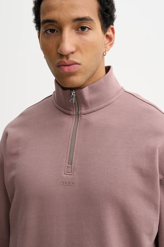 HUGO bluza bawełniana Durty244 różowy 50525881