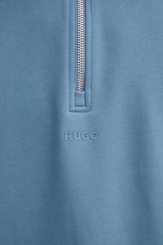 HUGO bluza bawełniana Durty244 50525881 niebieski