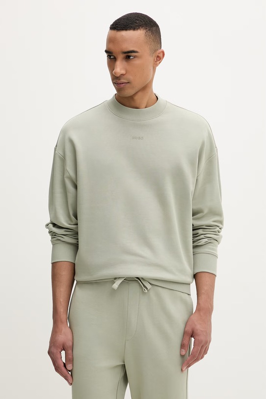 HUGO bluza męska bawełniana Dapocrew zielony 50525892