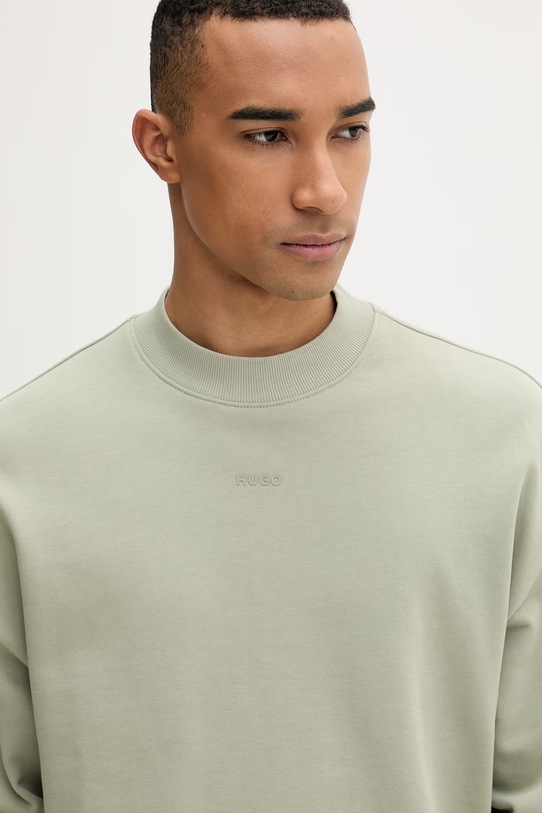 HUGO bluza męska bawełniana Dapocrew zielony 50525892