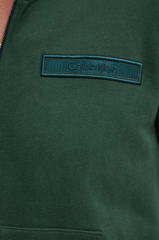 Bavlnená mikina Calvin Klein K10K113562 zelená