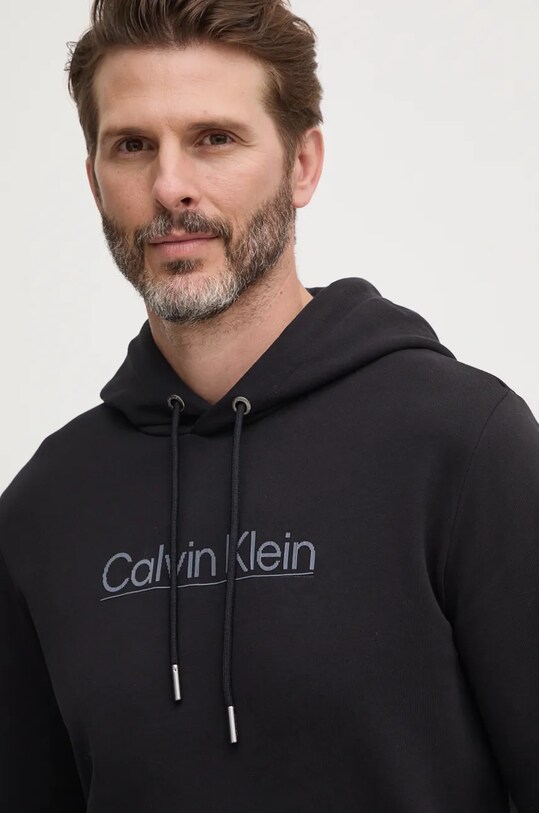Calvin Klein bluza bawełniana czarny K10K113576