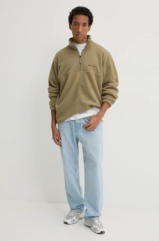Dukserica od flisa Dickies PINESDALE DK0A864D zelena AW24