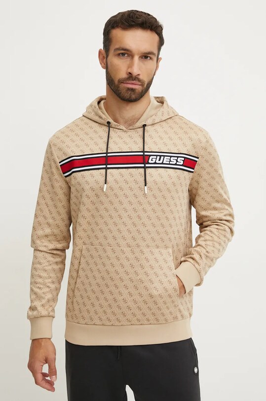 Кофта Guess с капюшоном бежевый Z4BQ30.FL04Q