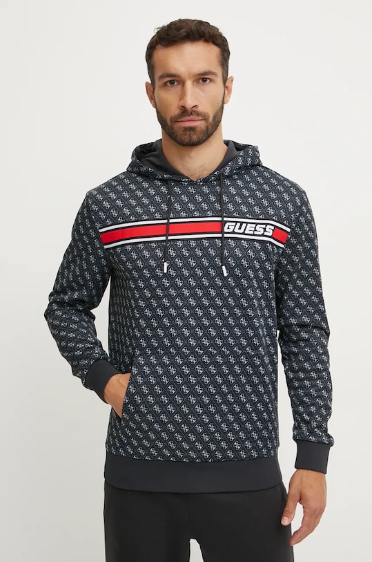 Guess bluza cu modele negru Z4BQ30.FL04Q