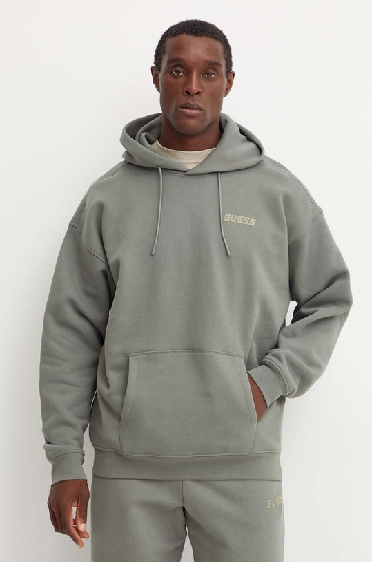 Guess bluza EMIS z kapturem zielony Z4YQ00.K9V31