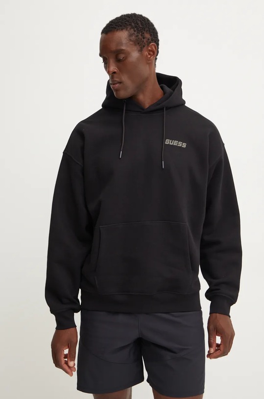 Кофта Guess EMIS з капюшоном чорний Z4YQ00.K9V31
