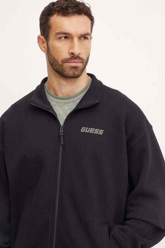 Guess bluza EMIS print negru Z4YQ01.K9V31