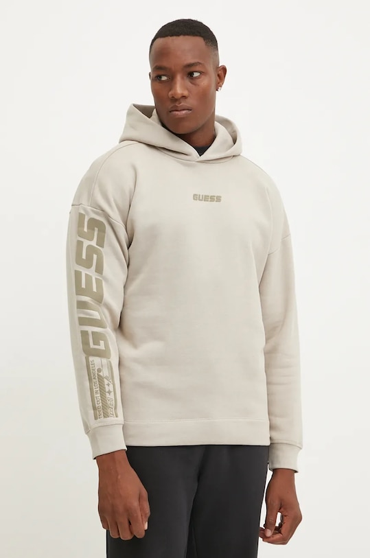 Μπλούζα Guess DALIM απλικέ μπεζ Z4BQ03.K9V31