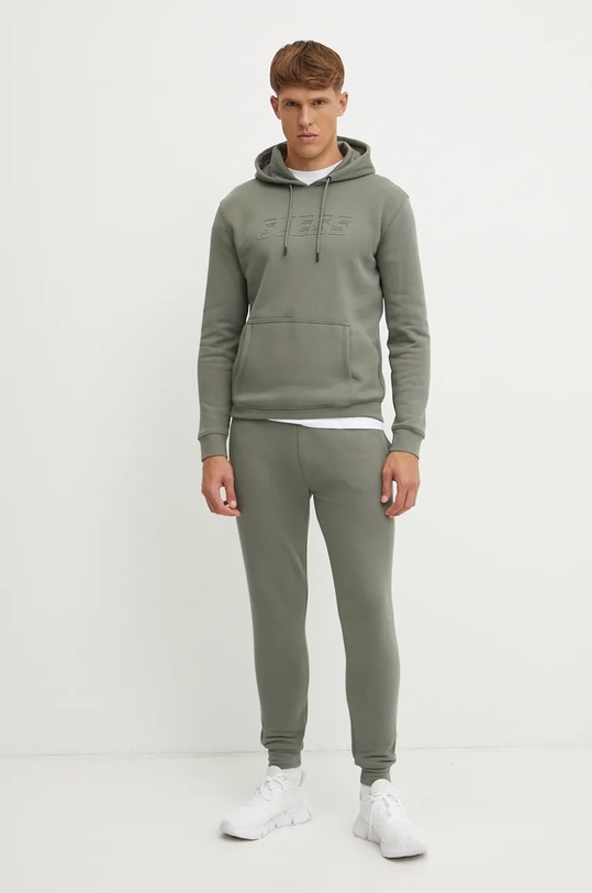 Mikina Guess ALDWIN Z4YQ12.K9V31 zelená SS25