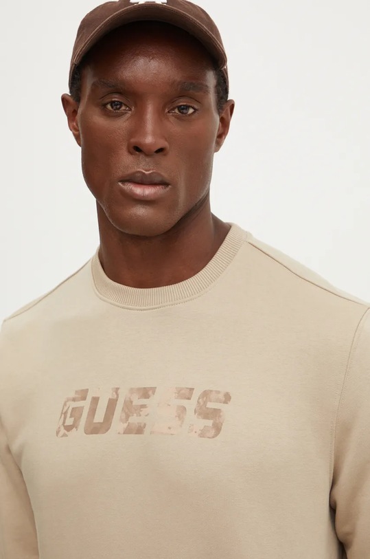 Μπλούζα Guess KEID μπεζ Z4BQ18.KCEA0