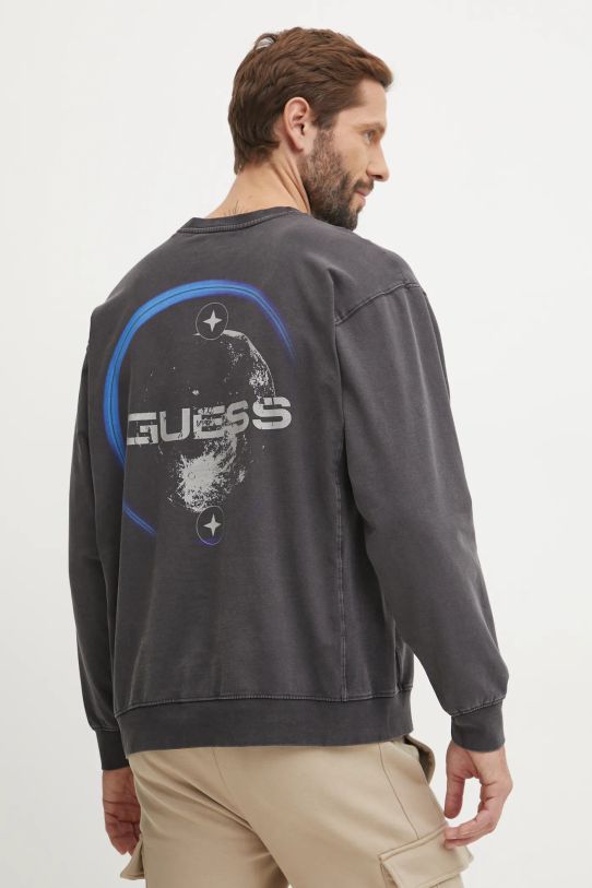 Кофта Guess SYRMA з еластаном сірий Z4BQ16.K6ZS1