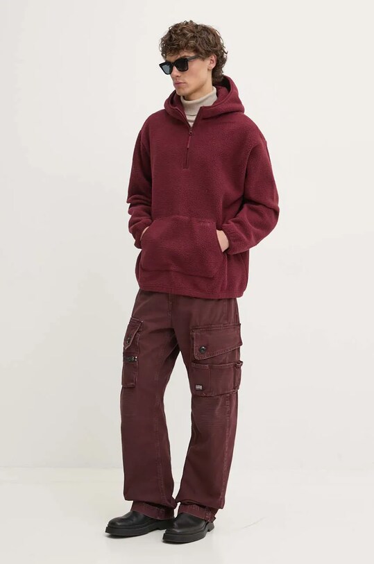 Fleecová mikina Levi's A8611 červená AW24