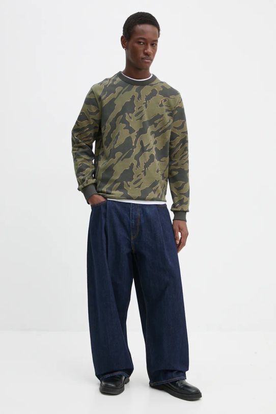 G-Star bluza bawełniana D25104.D325 zielony AW24