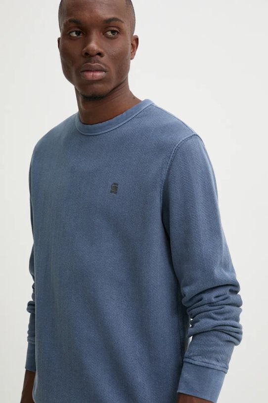 G-Star bluza bawełniana bawełna niebieski D25891.D688