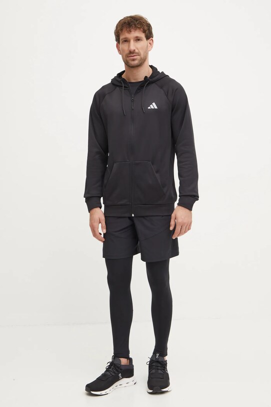 adidas Performance hanorac de antrenament Game and Go IM7489 negru AW24