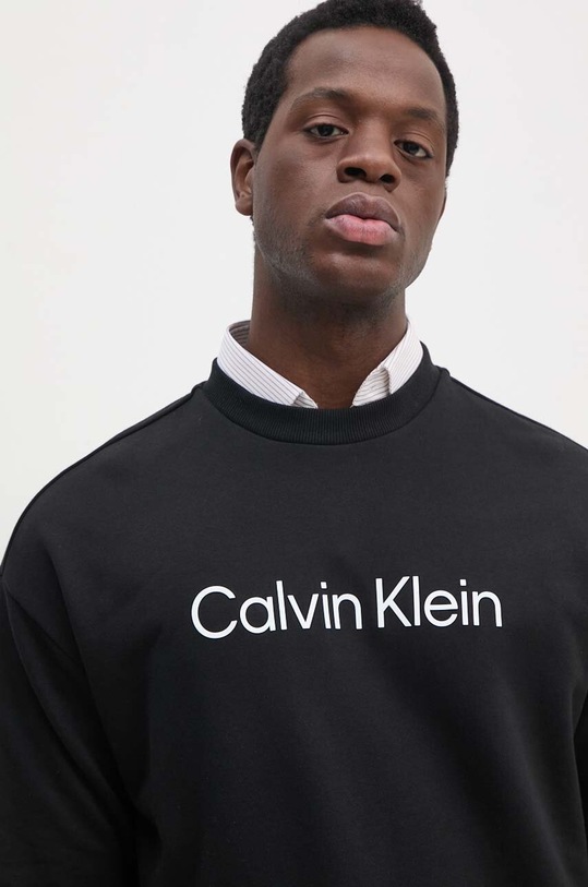 Calvin Klein hanorac de bumbac K10K112956 negru