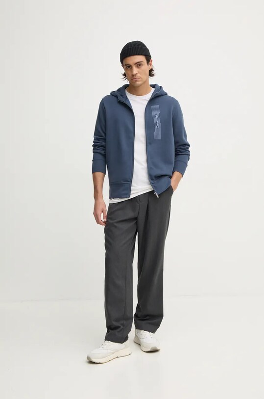 Кофта Calvin Klein K10K113550 голубой AW24
