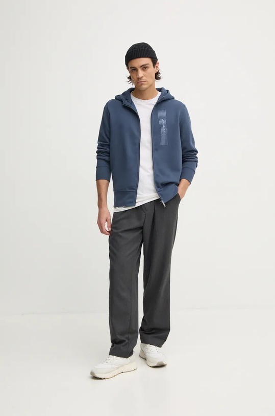 Mikina Calvin Klein K10K113550 modrá AW24
