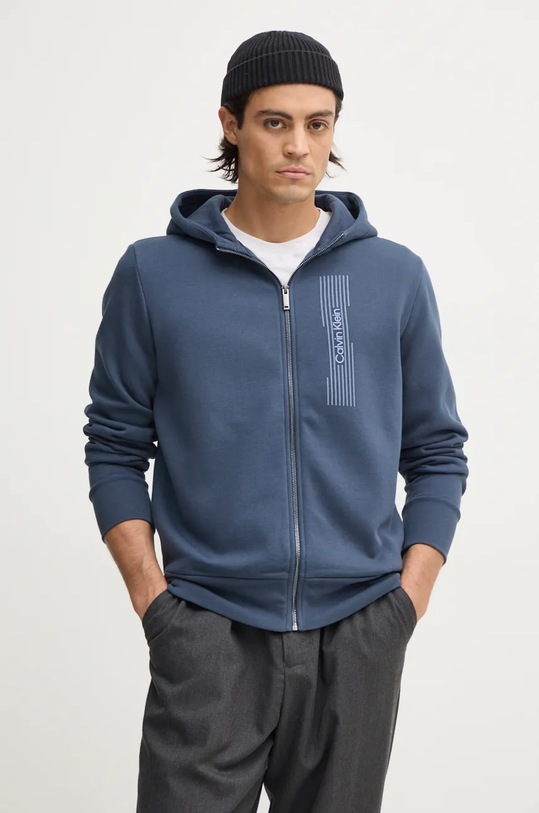 Mikina Calvin Klein modrá K10K113550
