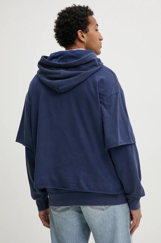 Îmbrăcăminte Desigual hanorac de bumbac NUEVOMEXICO 24WMSK19 bleumarin