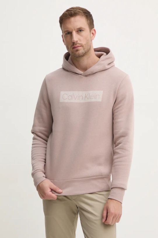 Кофта Calvin Klein с капюшоном розовый K10K113552