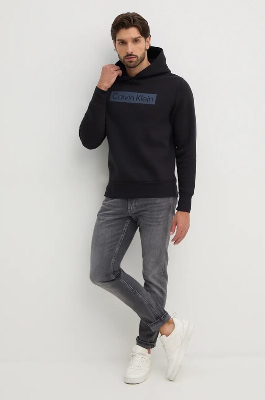 Mikina Calvin Klein K10K113552 čierna AW24
