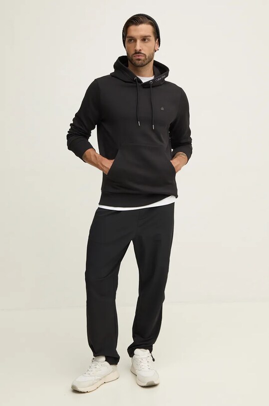Bavlnená mikina Calvin Klein K10K114093 čierna AW24