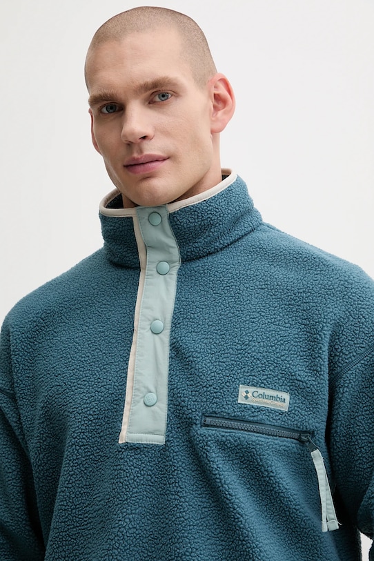 Sportovní mikina Columbia Helvetia II tyrkysová 2090891