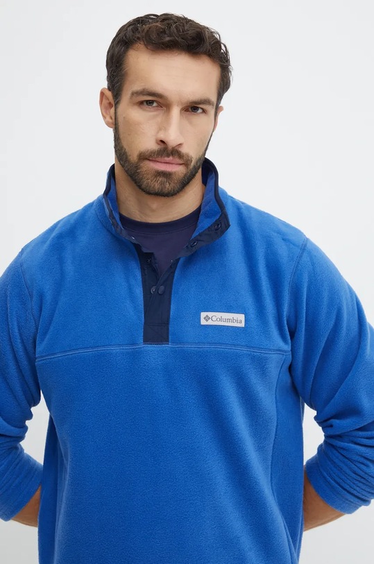 Columbia hanorac Steens Mountain Half Snap cu modele albastru 2097721