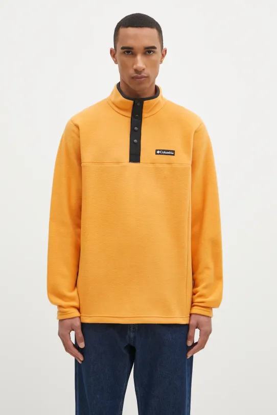 Columbia bluza sportowa Steens Mountain Half Snap gładkie pomarańczowy 2097721