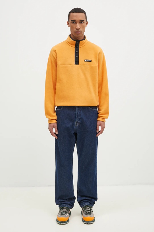 Columbia bluza sportowa Steens Mountain Half Snap 2097721 pomarańczowy