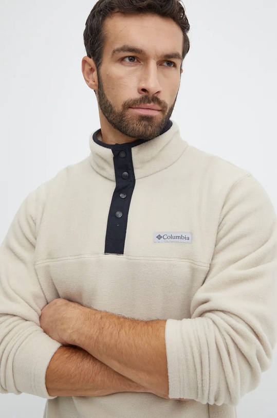 Спортивна кофта Columbia Steens Mountain Half Snap візерунок бежевий 2097721
