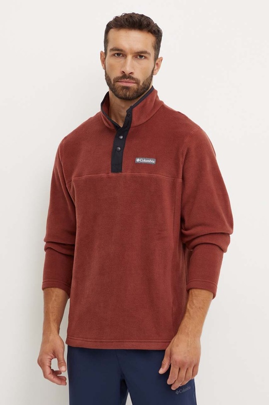 Columbia bluza sportowa Steens Mountain Half Snap wzorzyste brązowy 2097721