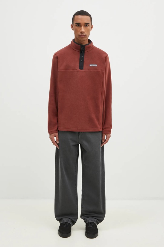 Columbia bluza sportowa Steens Mountain Half Snap 2097721 brązowy